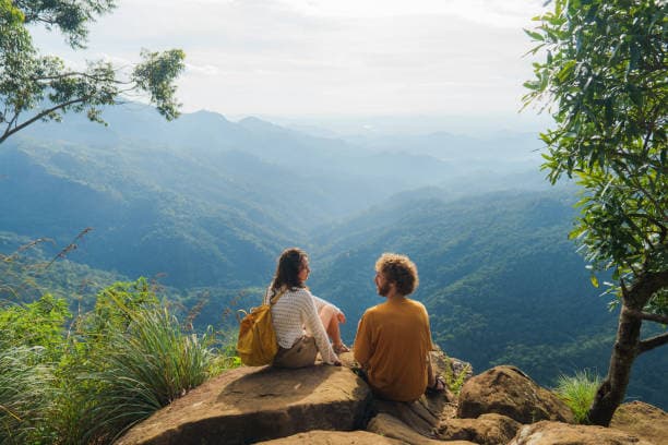 Sri Lanka ferry boats sailing through turquoise waters